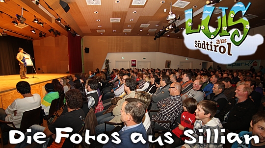 Luis im vollen Kulturzentrum Sillian